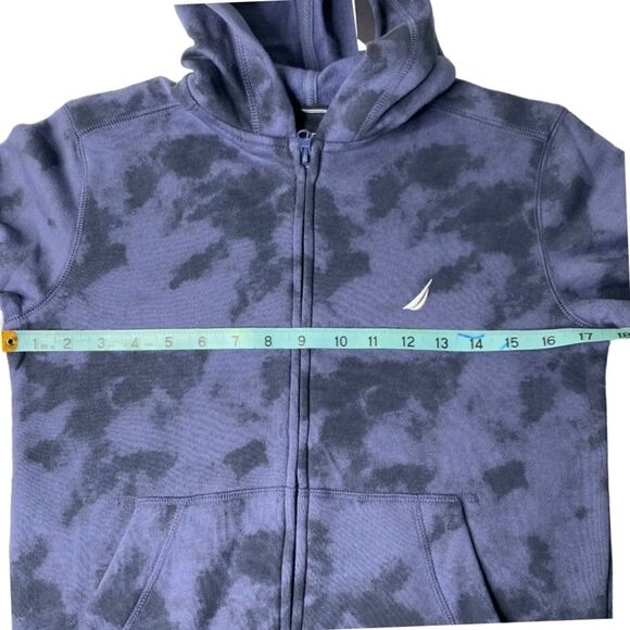 NAUTICA Big Boys Full Zip Tie Dye Fleece Hoodie - Picture 5 of 6